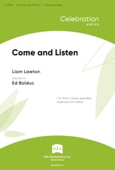 Come and Listen SATB choral sheet music cover